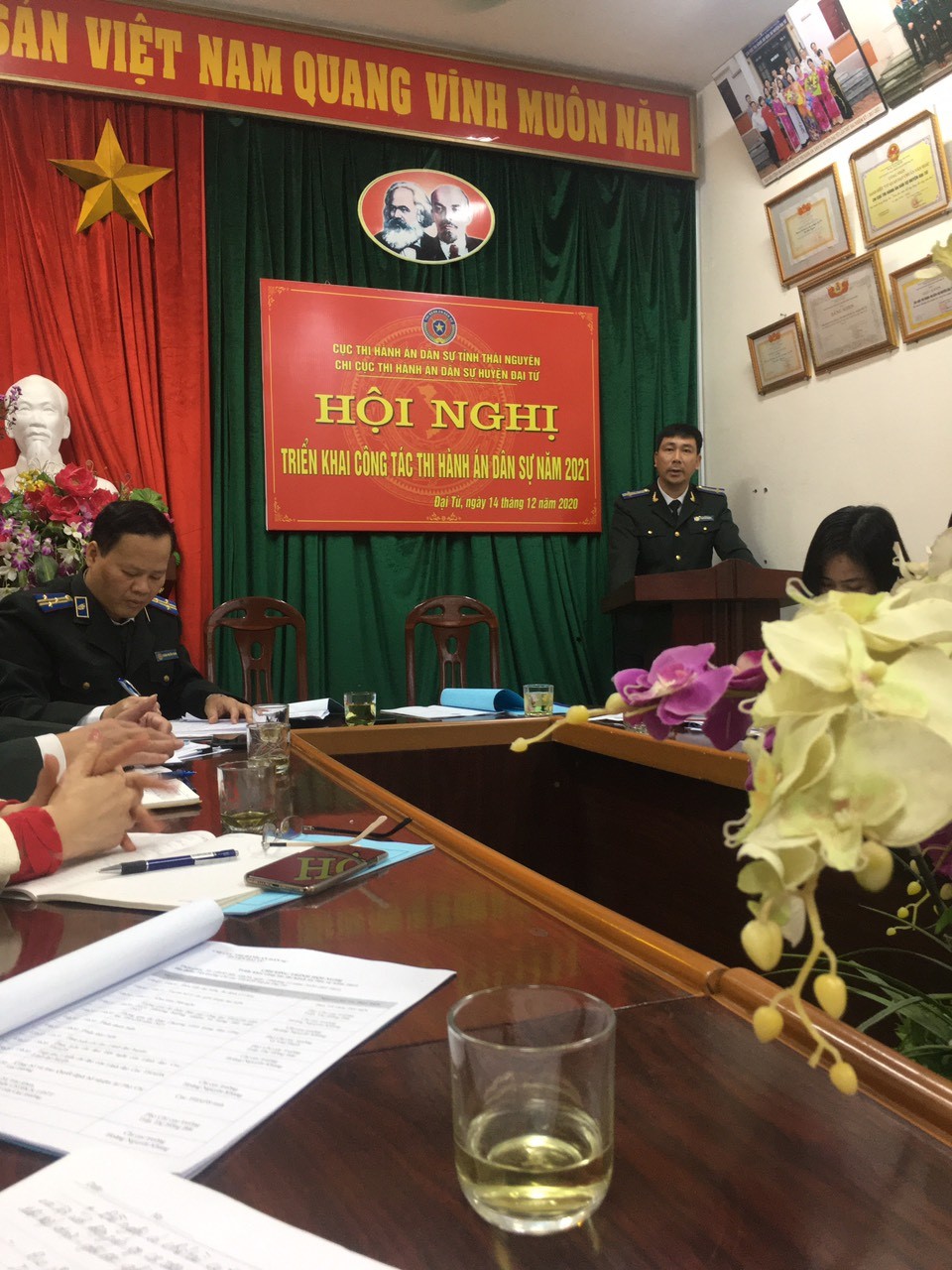 Chi cục THADS huyện Đại Từ tổ chức Hội nghị triển khai công tác năm 2021