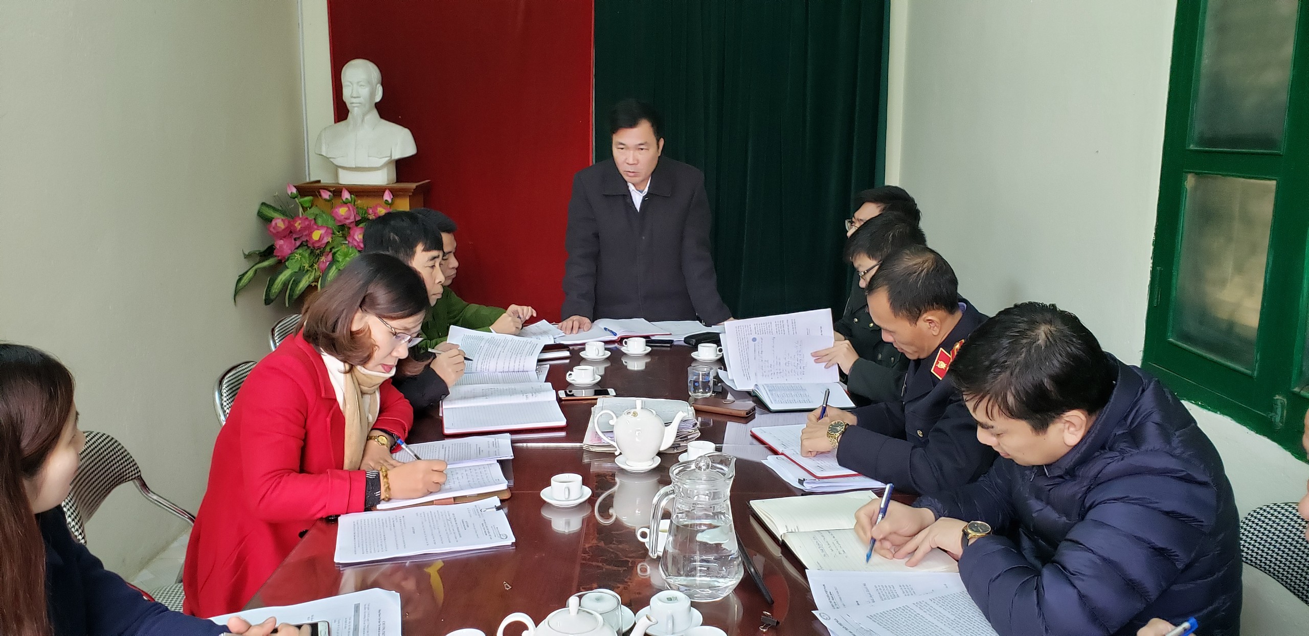 Họp Ban chỉ đạo Thi hành án dân sự huyện Định Hóa