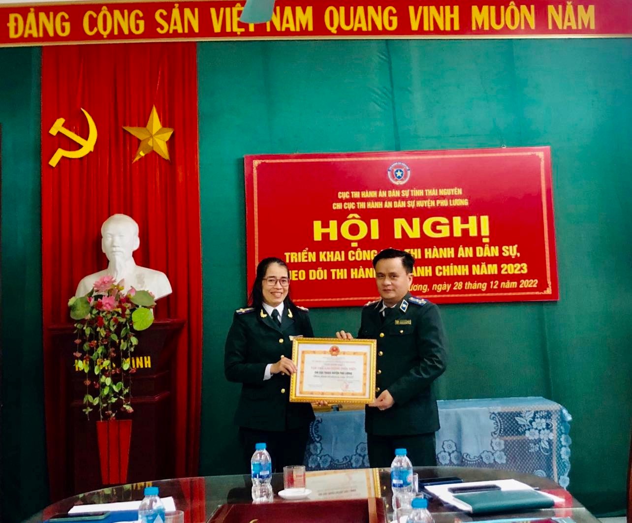 Chi cục THADS huyện Phú Lương tổ chức Hội nghị triển khai công tác năm 2023