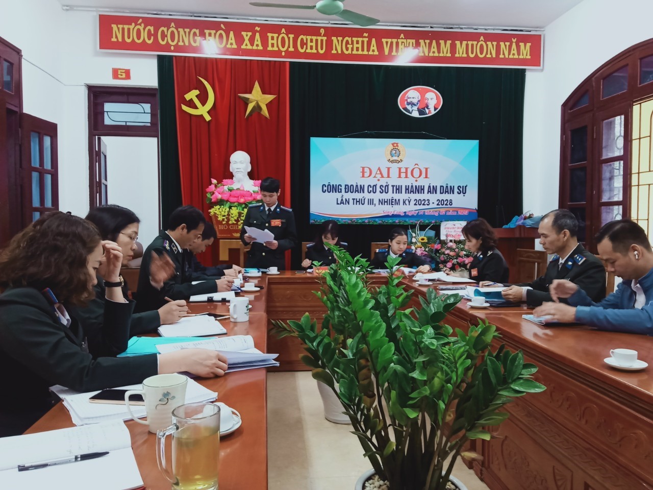 Chi cục THADS thành phố Sông Công tổ chức Đại hội Công đoàn cơ sở lần thứ 3, nhiệm kỳ 2023 - 2028