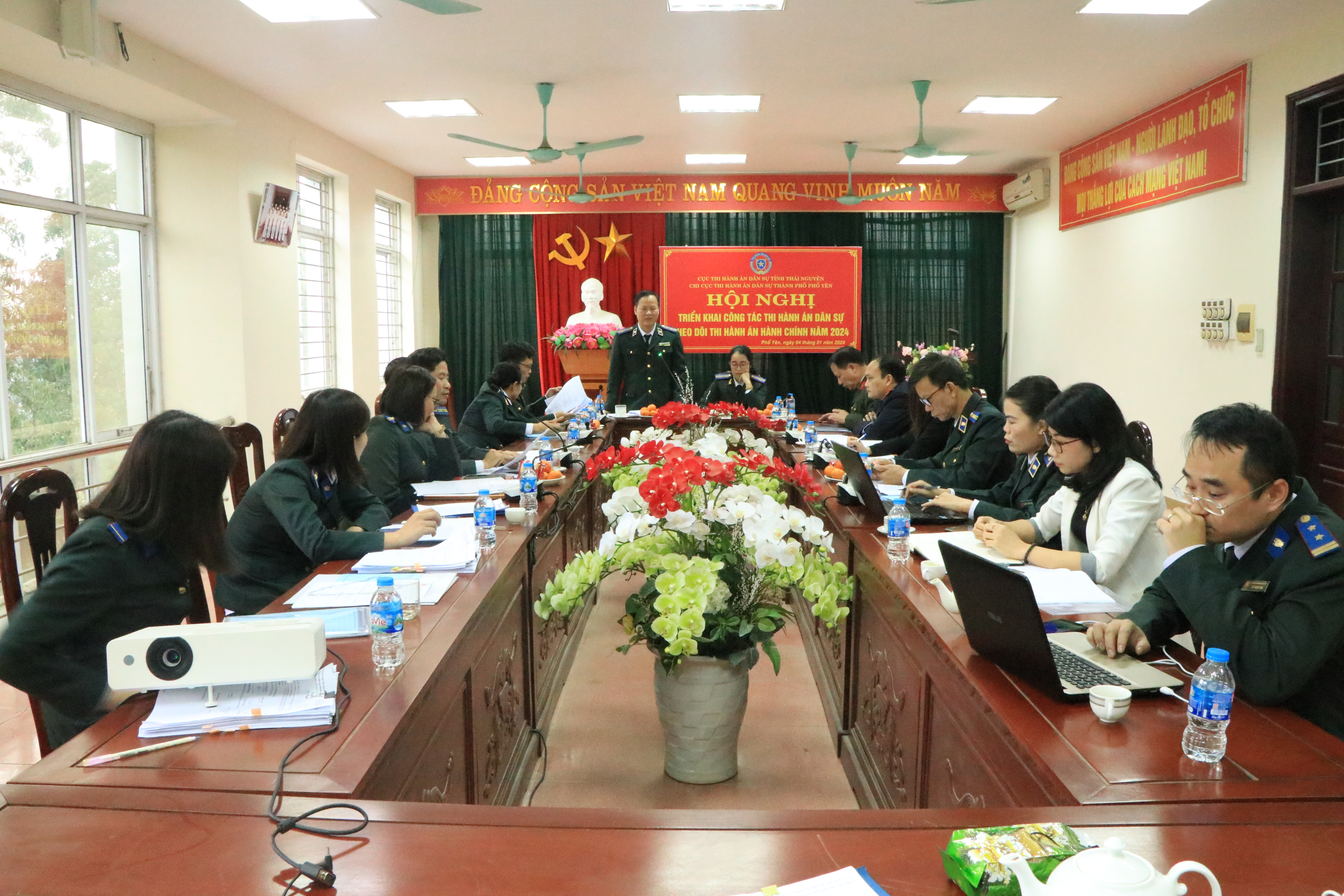 Hội nghị triển khai công tác thi hành án dân sự theo dõi thi hành án hành chính năm 2024