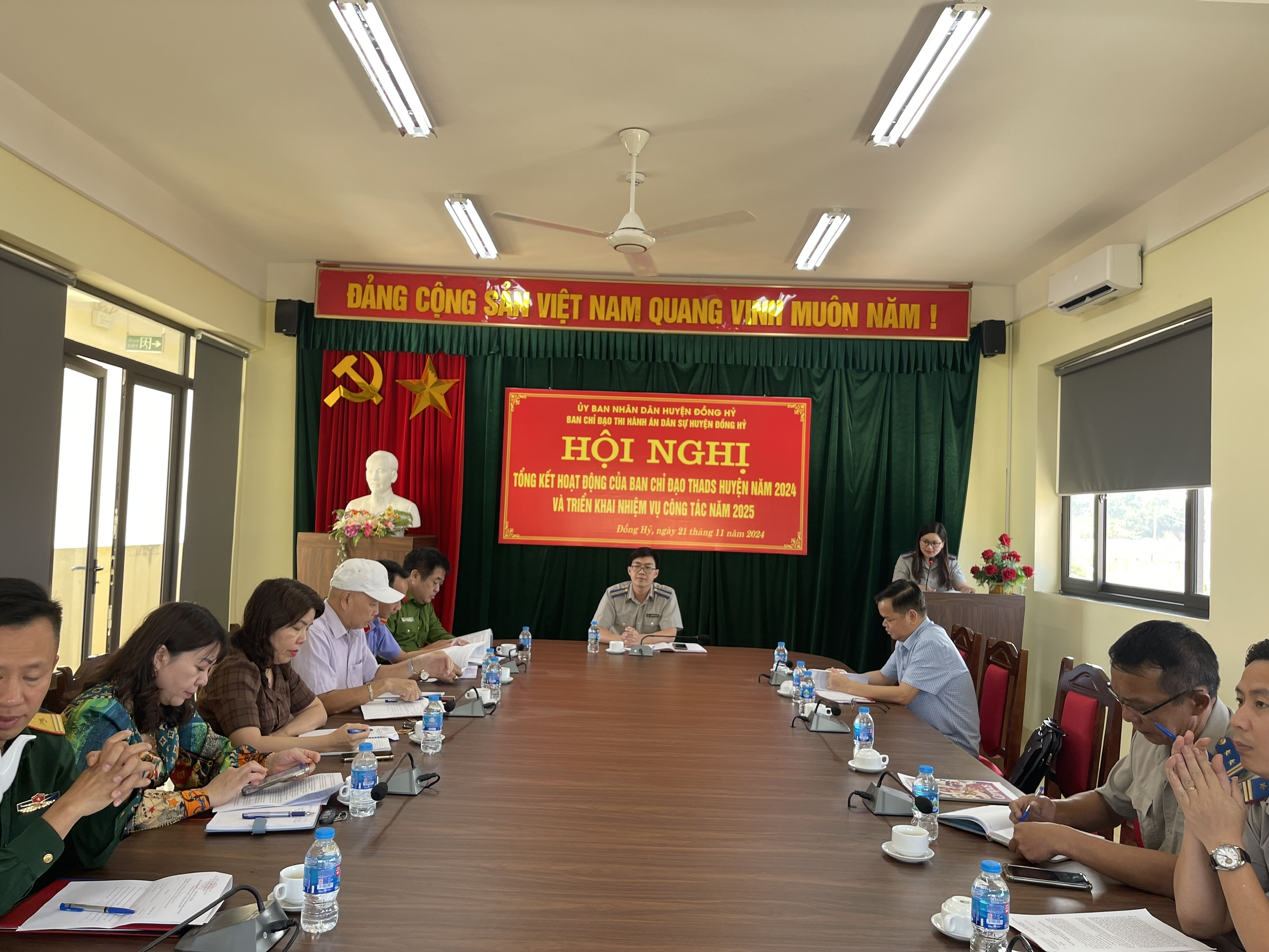 Hội nghị Tổng kết hoạt động Ban Chỉ đạo Thi hành án dân sự huyện Đồng Hỷ năm 2024