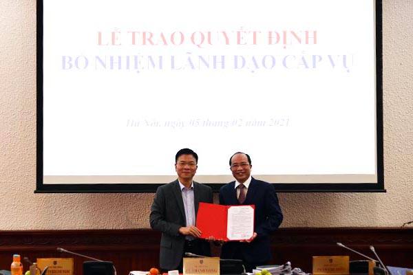 Bộ Tư pháp bổ nhiệm lãnh đạo cấp Vụ
