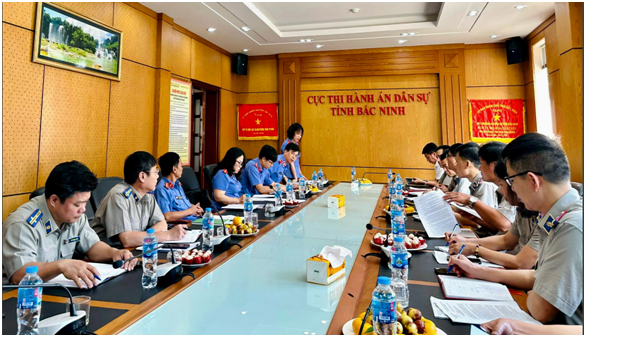 Viện kiểm sát nhân dân tối cao phúc tra việc thực hiện Kết luận trực tiếp kiểm sát và Kiến nghị đối với Cục Thi hành án dân sự tỉnh Bắc Ninh