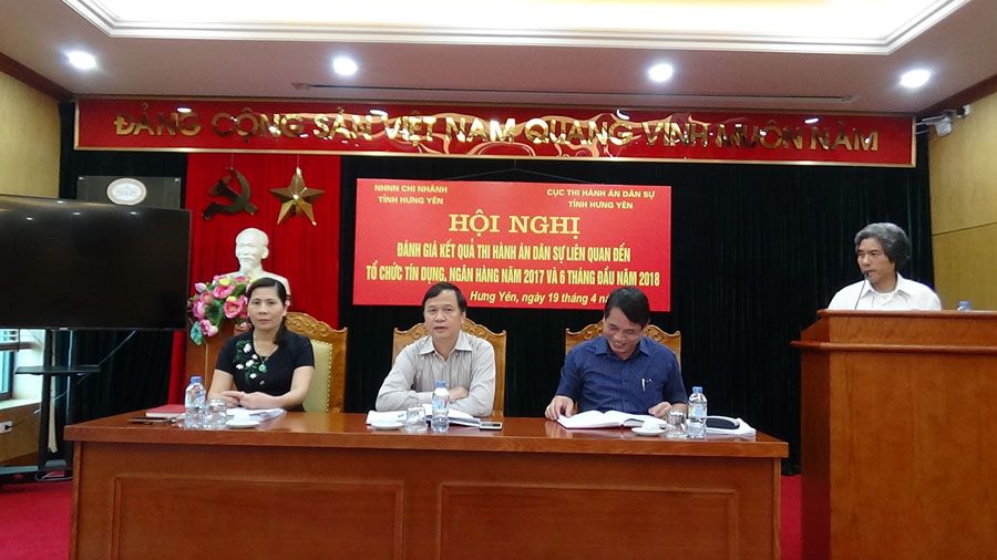 Cục Thi hành án dân sự tỉnh tổ chức Đối thoại với các tổ chức tín dụng