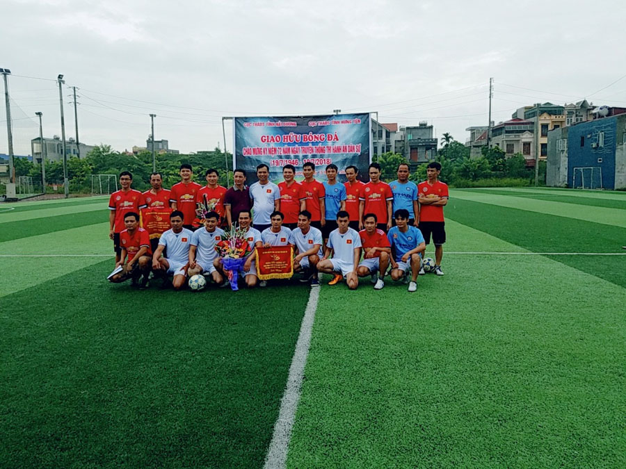 Giao lưu bóng đá nhân Kỷ niệm 72 năm Ngày truyền thống thi hành án dân sự (19/7/1946 – 19/7/2018)