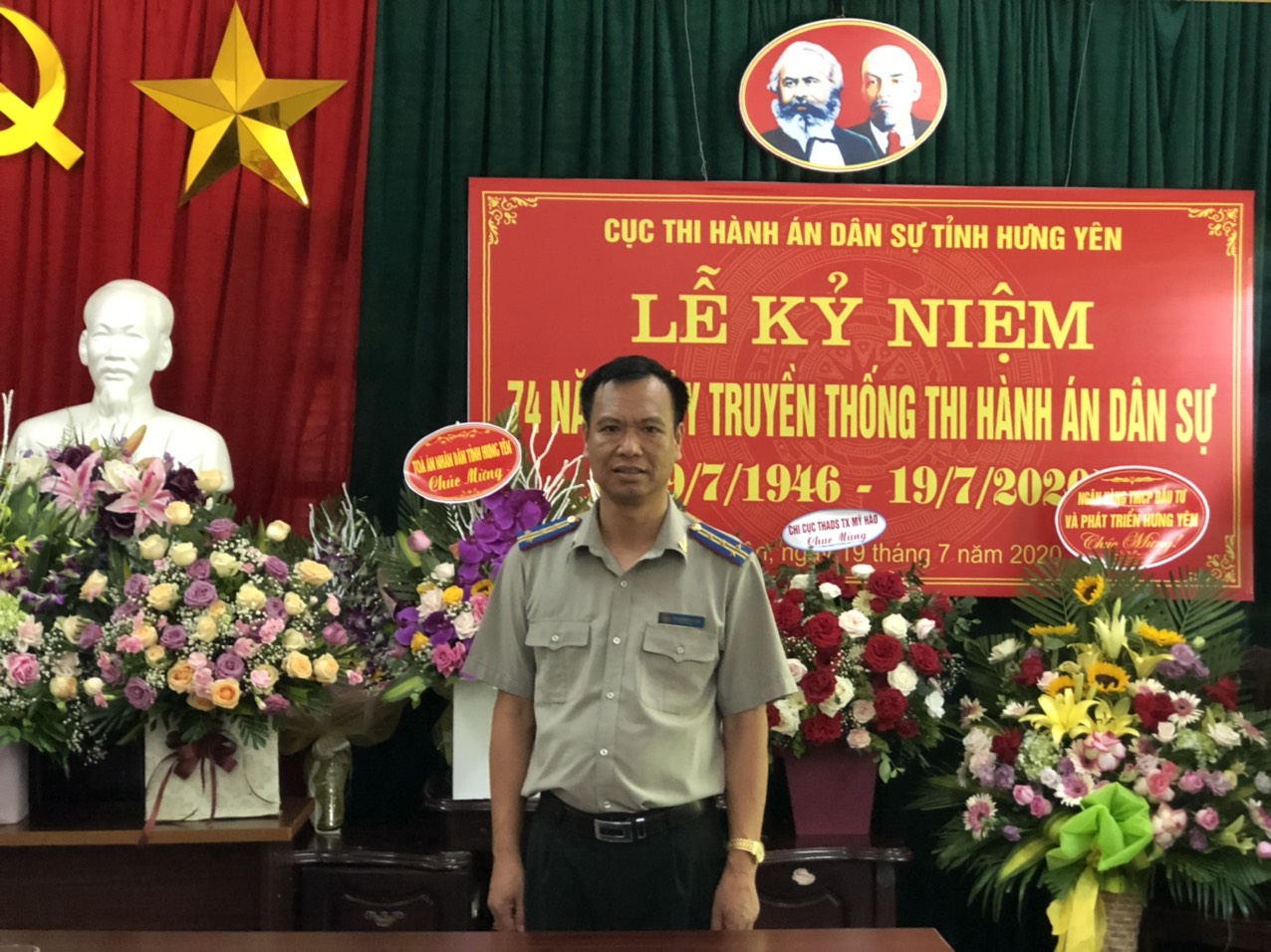 Đồng chí Vũ Hoàng Thụ, Cục trưởng Cục Thi hành án dân sự tỉnh: Thực hiện các giải pháp nâng cao hiệu quả công tác thi hành án dân sự