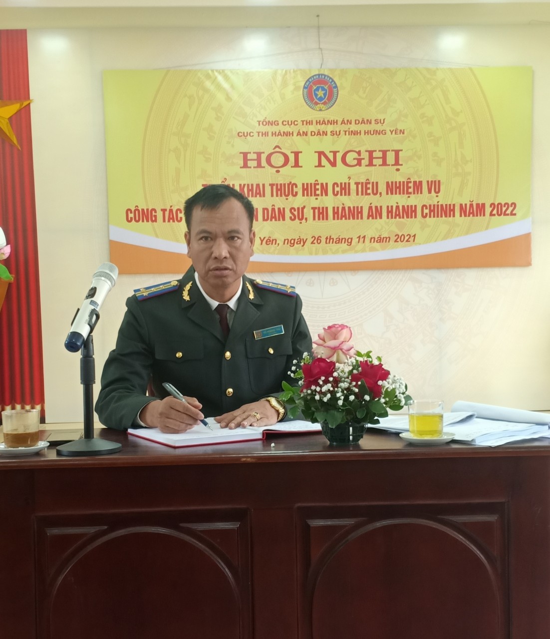 Cục Thi hành án dân sự tỉnh Hưng Yên tổ chức Hội nghị triển khai thực hiện chỉ tiêu, nhiệm vụ công tác thi hành án dân sự năm 2022