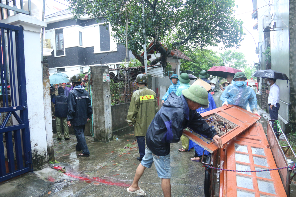 Cưỡng chế thi hành án tại xã Quang Vinh, Ân Thi