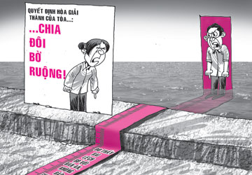 Xào xáo nhau vì cái bờ ruộng