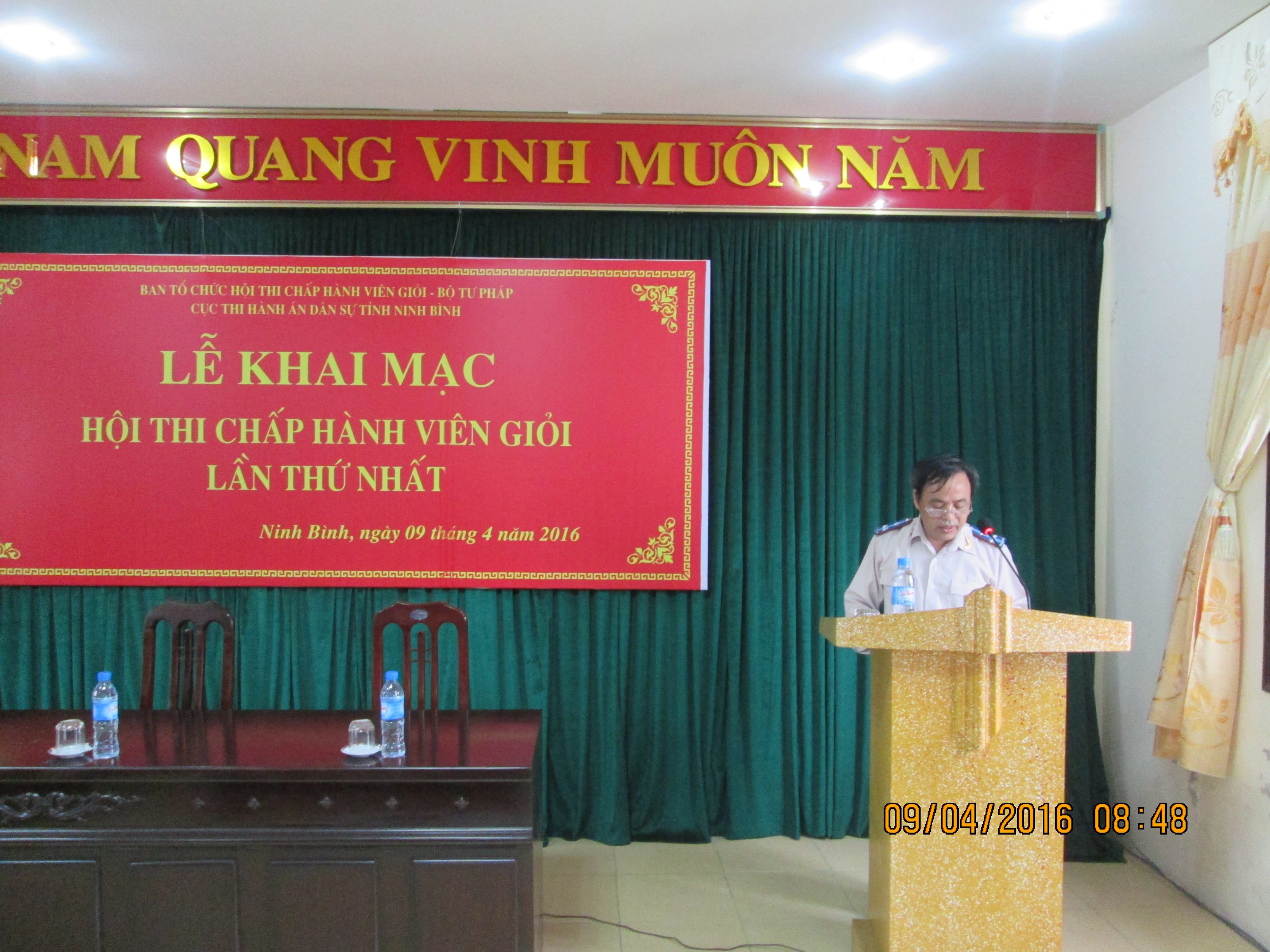 Cục Thi hành án dân sự tỉnh Ninh Bình tổ chức Hội thi Chấp hành viên giỏi lần thứ I