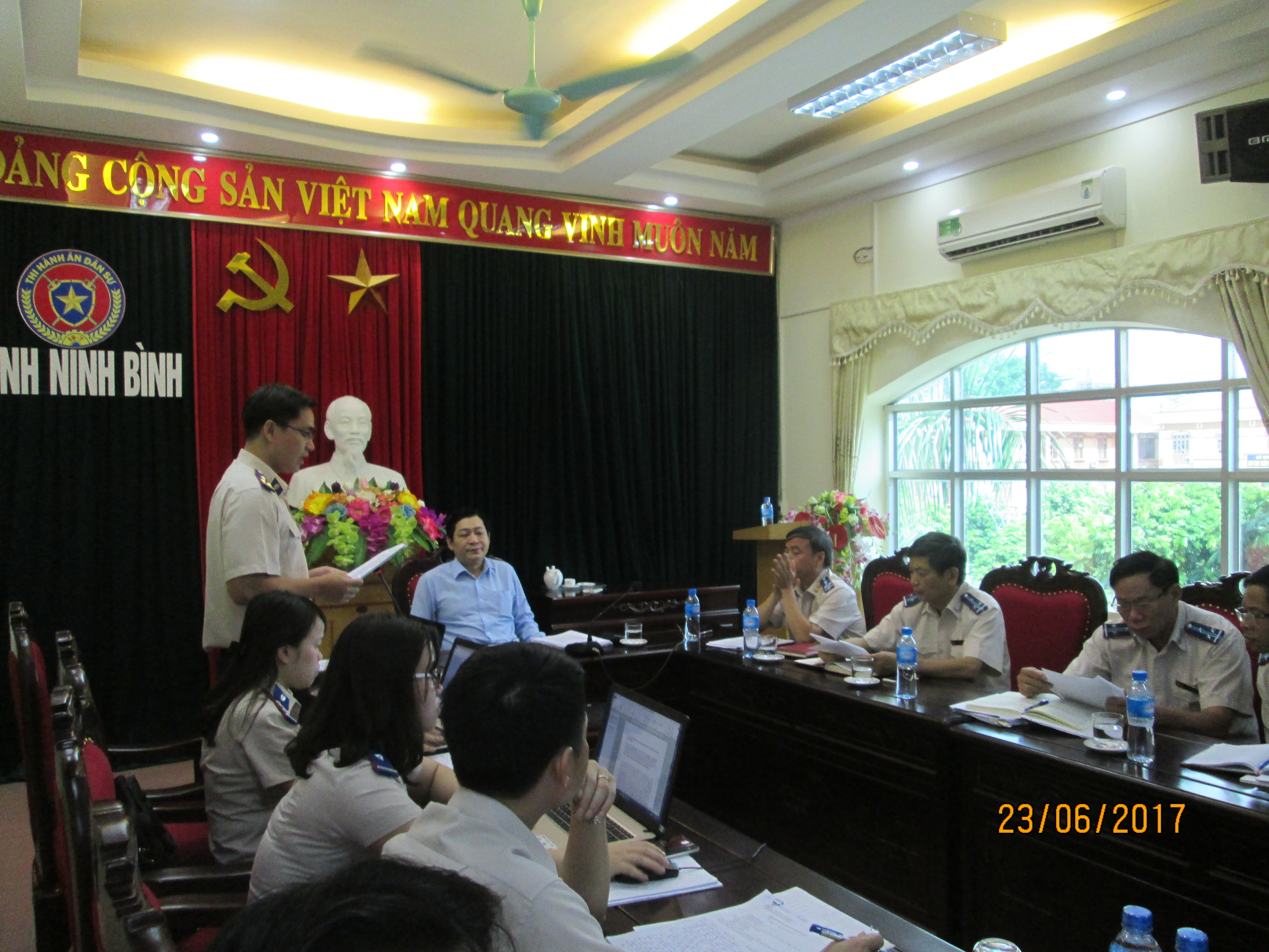 Tổng cục Thi hành án dân sự kết luận sơ bộ công tác kiểm tra toàn diện đối với Cục Thi hành án dân sự tỉnh Ninh Bình, Chi cục Thi hành án dân sự thành phố Tam Điệp và Chi cục Thi hành án dân sự huyện Gia Viễn.