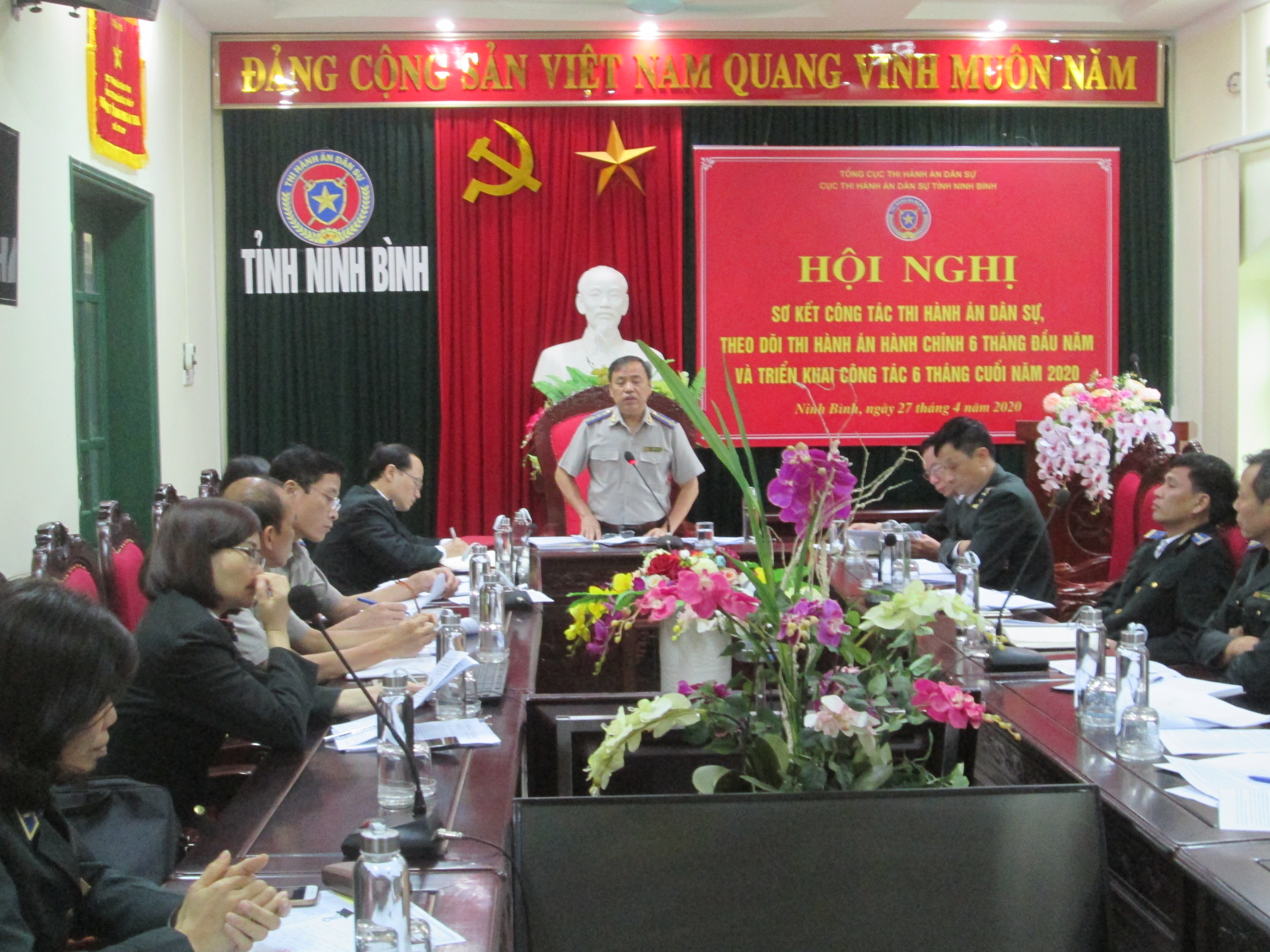 Công bố Quyết định điều động, bổ nhiệm Chi cục trưởng Chi cục Thi hành án dân sự thành phố Tam Điệp.