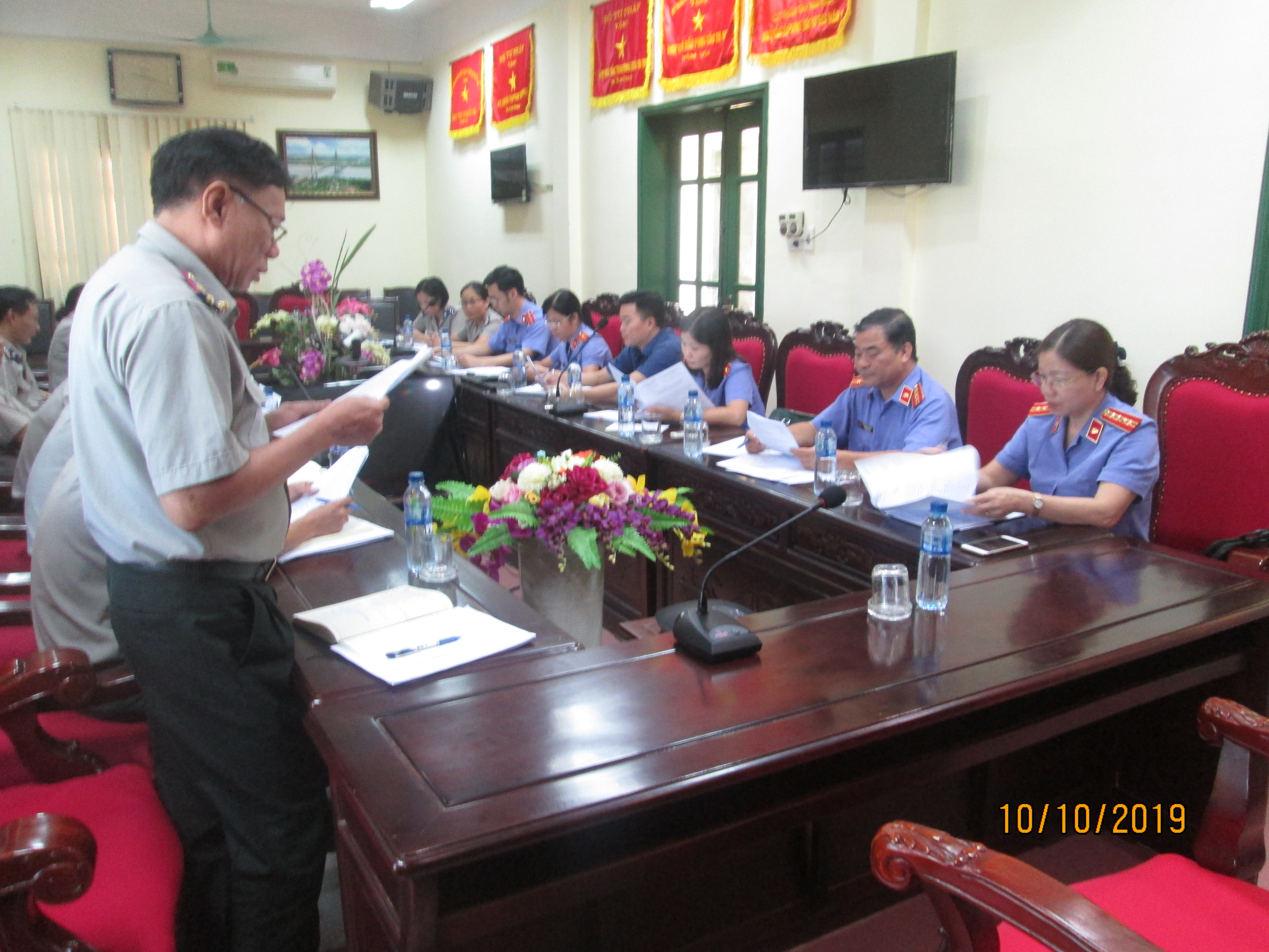 Công bố Quyết định Kiểm sát trực tiếp hoạt động Thi hành án dân sự tại Cục Thi hành án dân sự tỉnh Ninh Bình