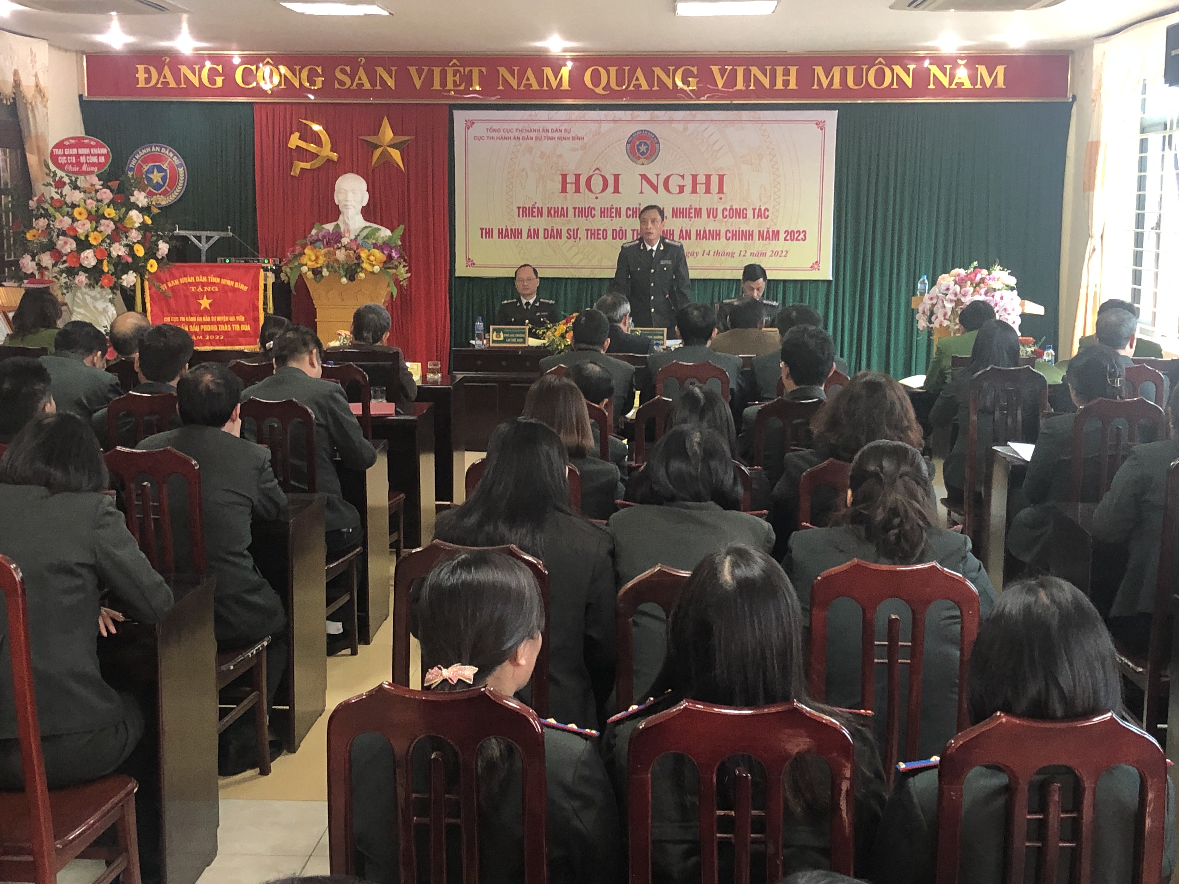 Hội nghị triển khai thực hiện chỉ tiêu, nhiệm vụ công tác thi hành án dân sự, theo dõi thi hành án hành chính năm 2023