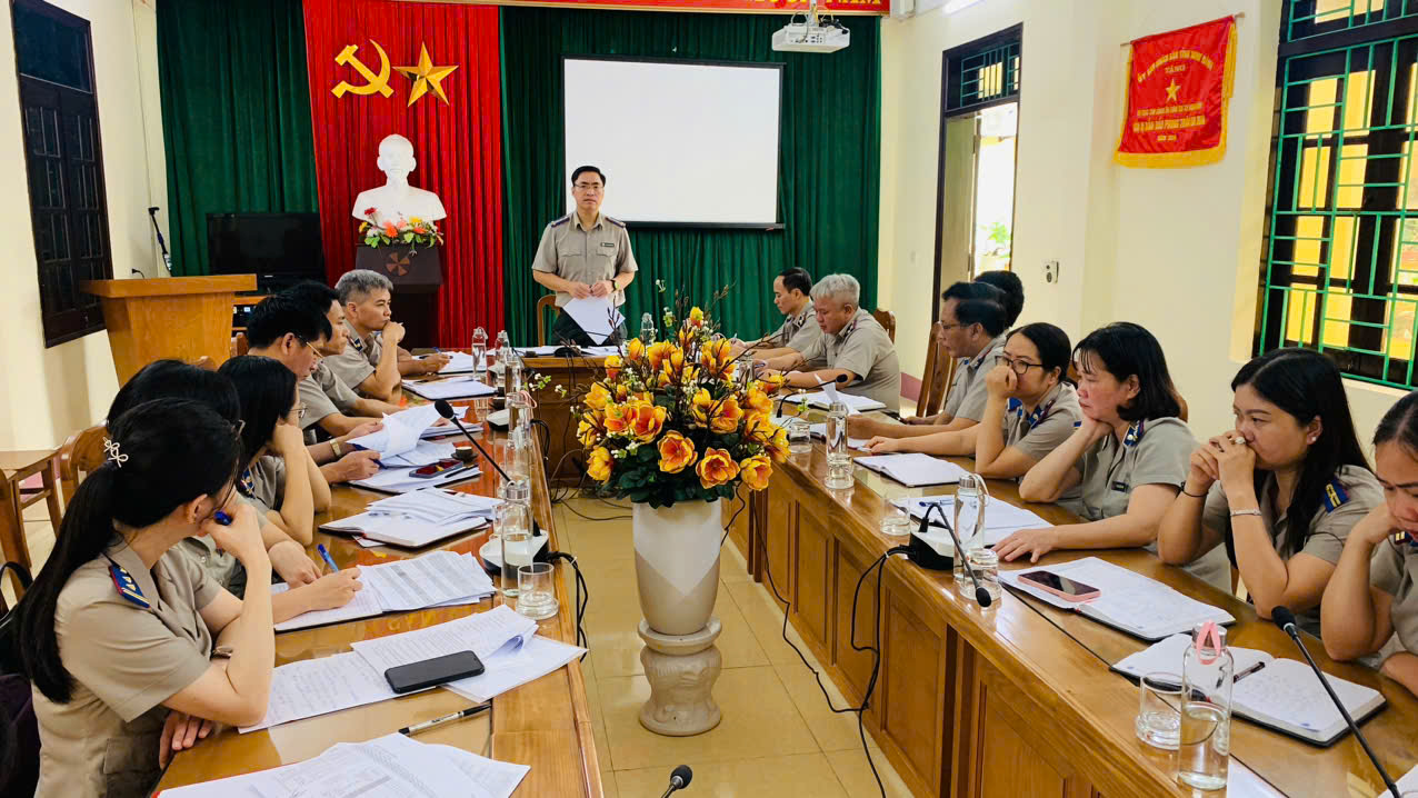 Thi hành án dân sự tỉnh Ninh Bình – Thực hiện công tác kiểm tra những tháng cuối năm 2025