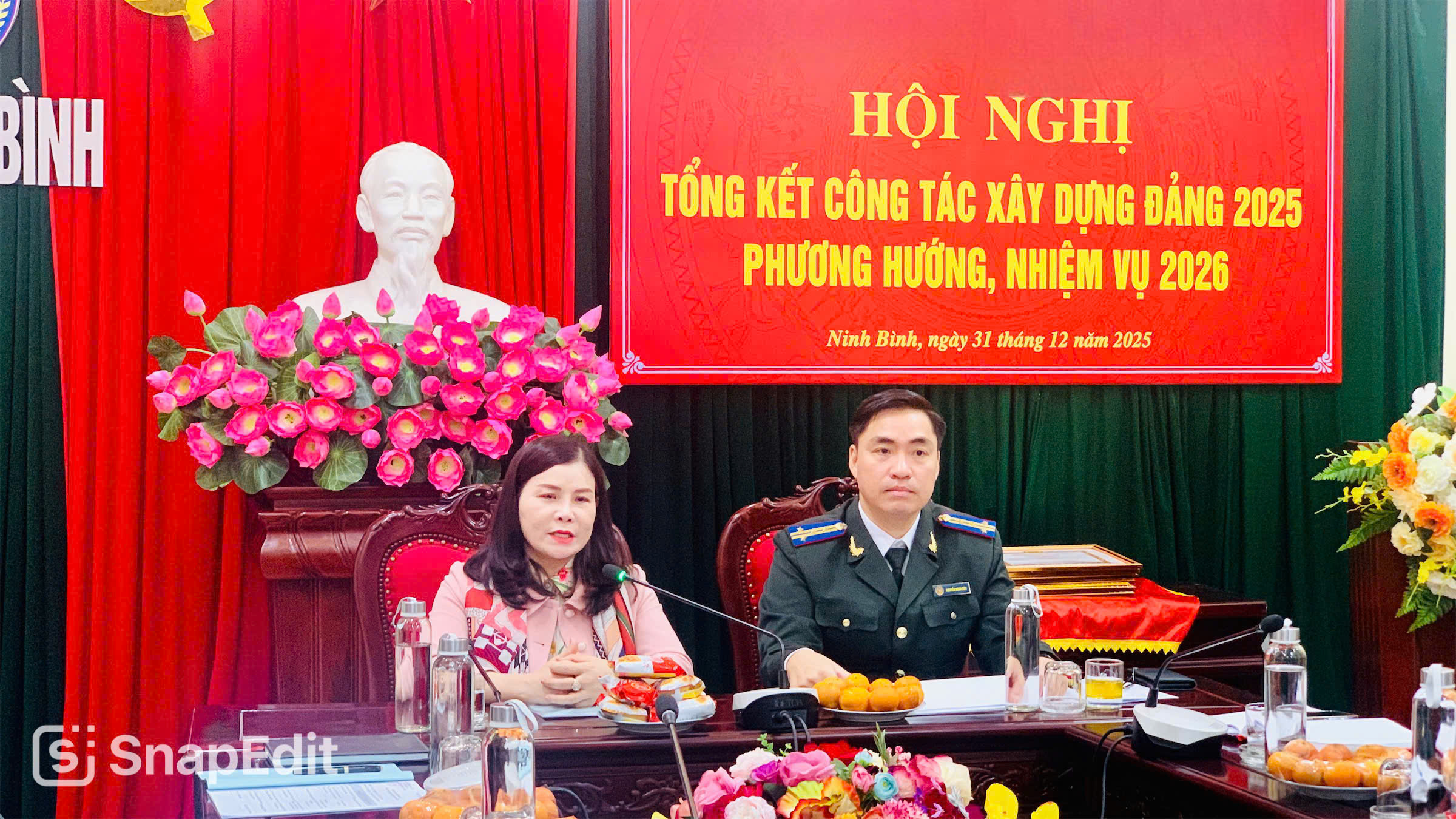 Đảng bộ Thi hành án dân sự tỉnh Ninh Bình – Tổng kết công tác xây dựng Đảng năm 2025