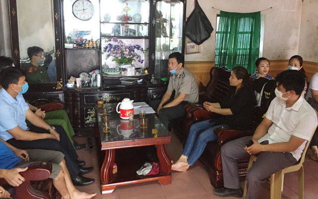 Chi cục THADS huyện Vĩnh Lộc cưỡng chế kê biên tài sản thành công