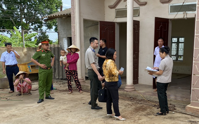 Vĩnh Lộc: cưỡng chế giao tài sản cho người mua trúng đấu giá thành công