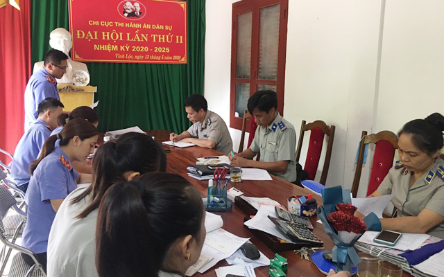 Kiểm sát trực tiếp tại Chi cục THADS huyện Vĩnh Lộc