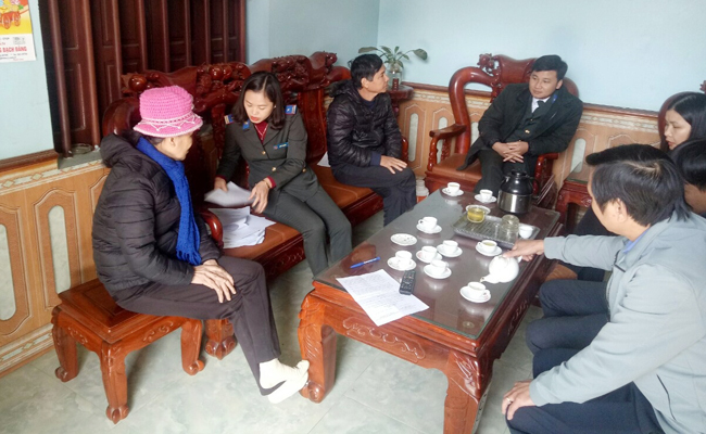 Chi cục THADS huyện Vĩnh Lộc giao tài sản thành công cho người được thi hành án