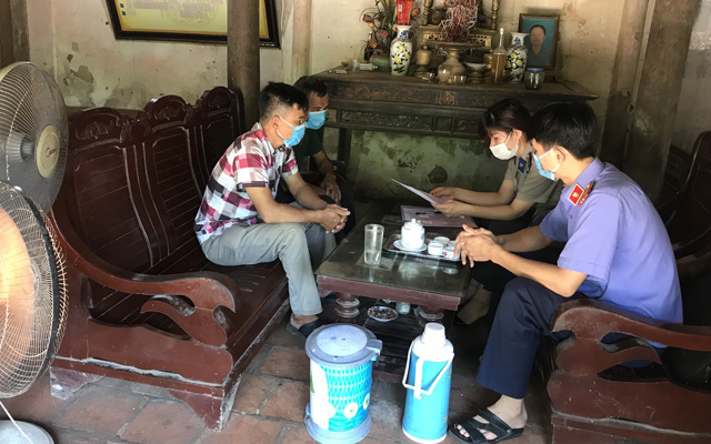 Chi cục THADS huyện Yên Định giao thành công tài sản bán đấu giá và di sản thừa kế