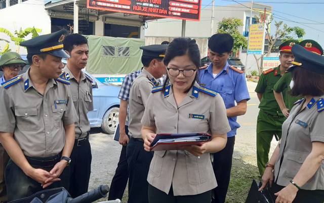 Yên Định: Cưỡng chế thi hành án thành công