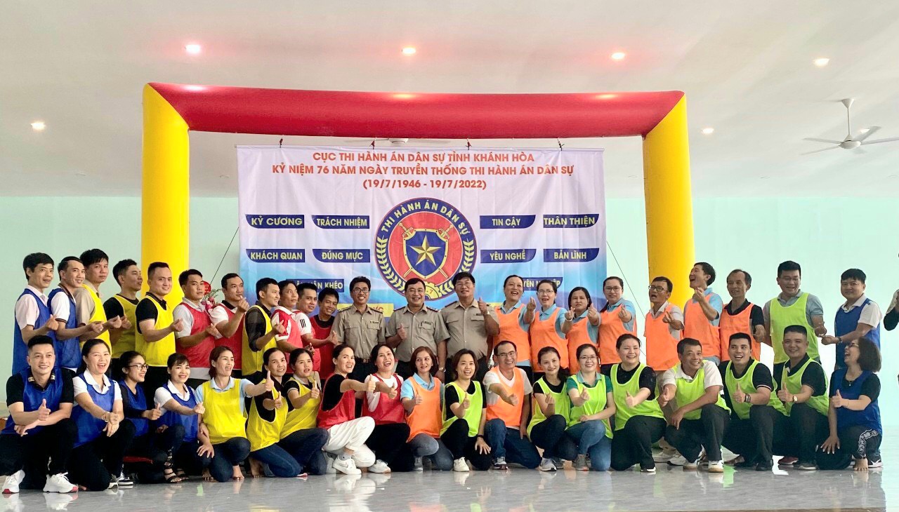 Cục Thi hành án dân sự tỉnh Khánh Hòa tổ chức các hoạt động Kỷ niệm 76 năm Ngày Truyền thống Thi hành án dân sự (19/7/1946 – 19/7/2022)