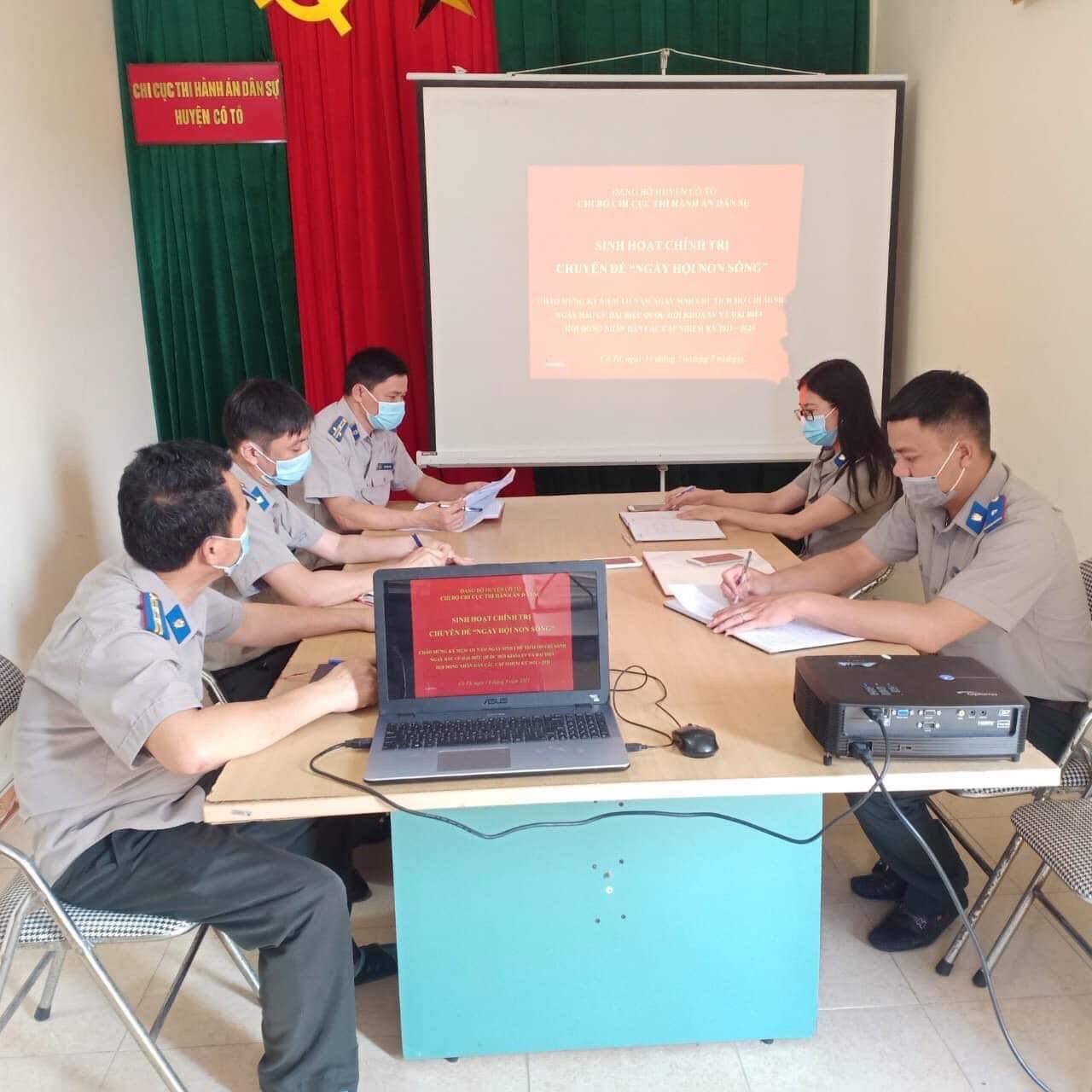 Chi cục THADS huyện Cô Tô sinh hoạt chuyên đề học tập và làm theo tư tưởng đạo đức phong cách Hồ Chí Minh 