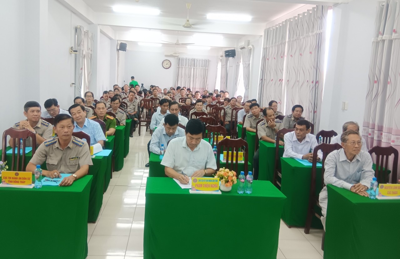 Cục Thi hành án dân sự tỉnh Đồng Tháp tổ chức Lễ kỷ niệm 30 năm Ngày thành lập các cơ quan Thi hành án dân sự Tỉnh (08/6/1993 – 08/6/2023)