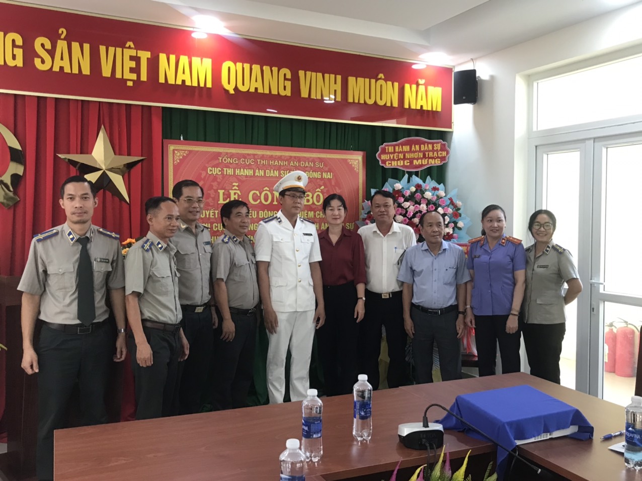 Lễ công bố và trao Quyết định điều động, bổ nhiệm Phó Chi cục trưởng Chi cục Thi hành án dân sự huyện Nhơn Trạch