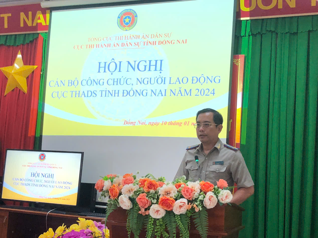 Cục THADS tỉnh Đồng Nai tổ chức Hội nghị Cán bộ, công chức, người lao động năm 2024