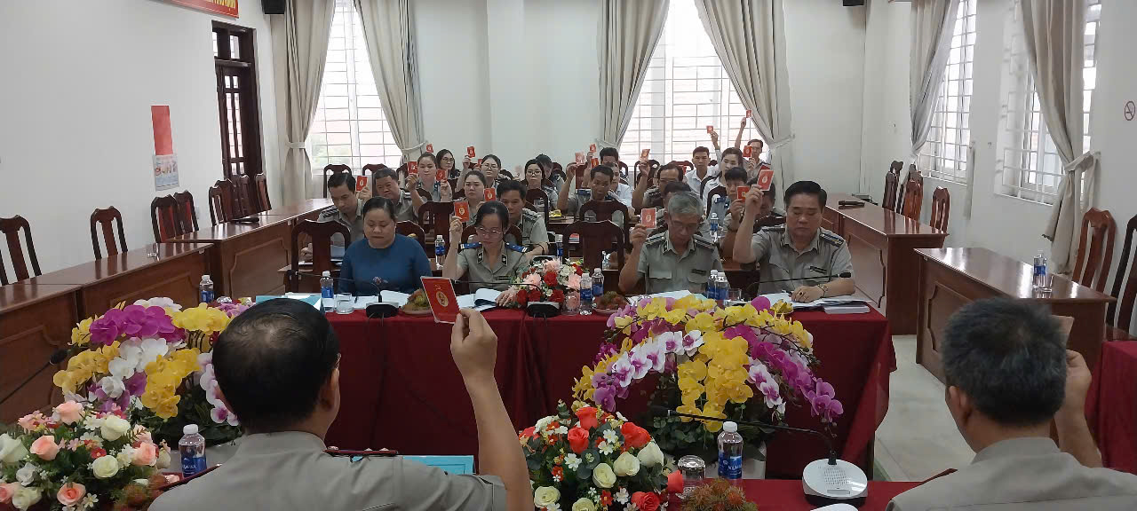 Chi bộ Cục Thi hành án dân sự tỉnh Đồng Nai tổ chức Đại hội lần thứ V, nhiệm kỳ 2025-2030