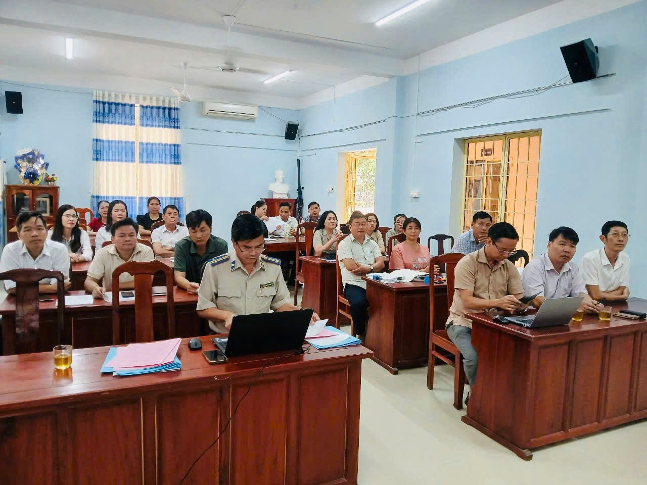 Thi hành án dân sự tỉnh tham gia học tập, quán triệt Nghị quyết Đại hội XIV của Đảng