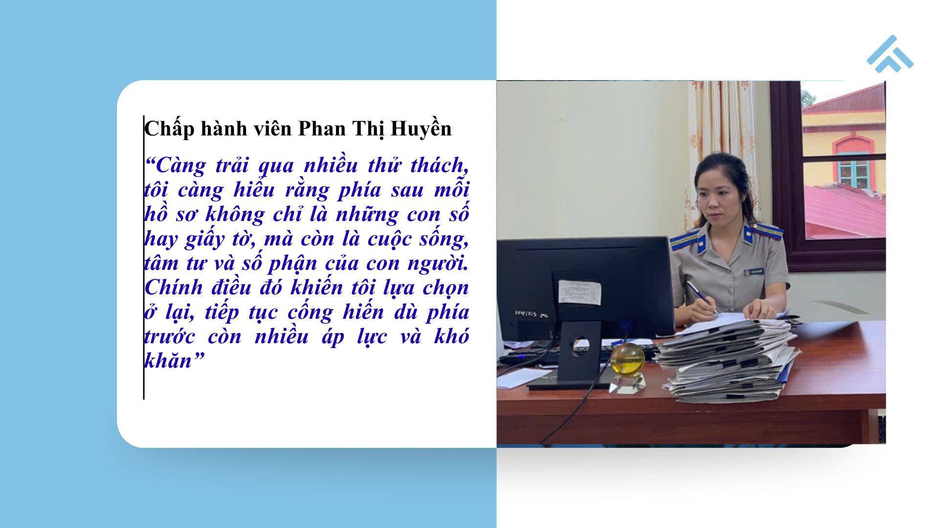 Thế hệ trẻ giữ lửa công lý: Khát vọng cống hiến, giữ vững niềm tin
Kỳ 2 : Sức trẻ và sự lựa chọn lối đi mang tên Thi hành án dân sự