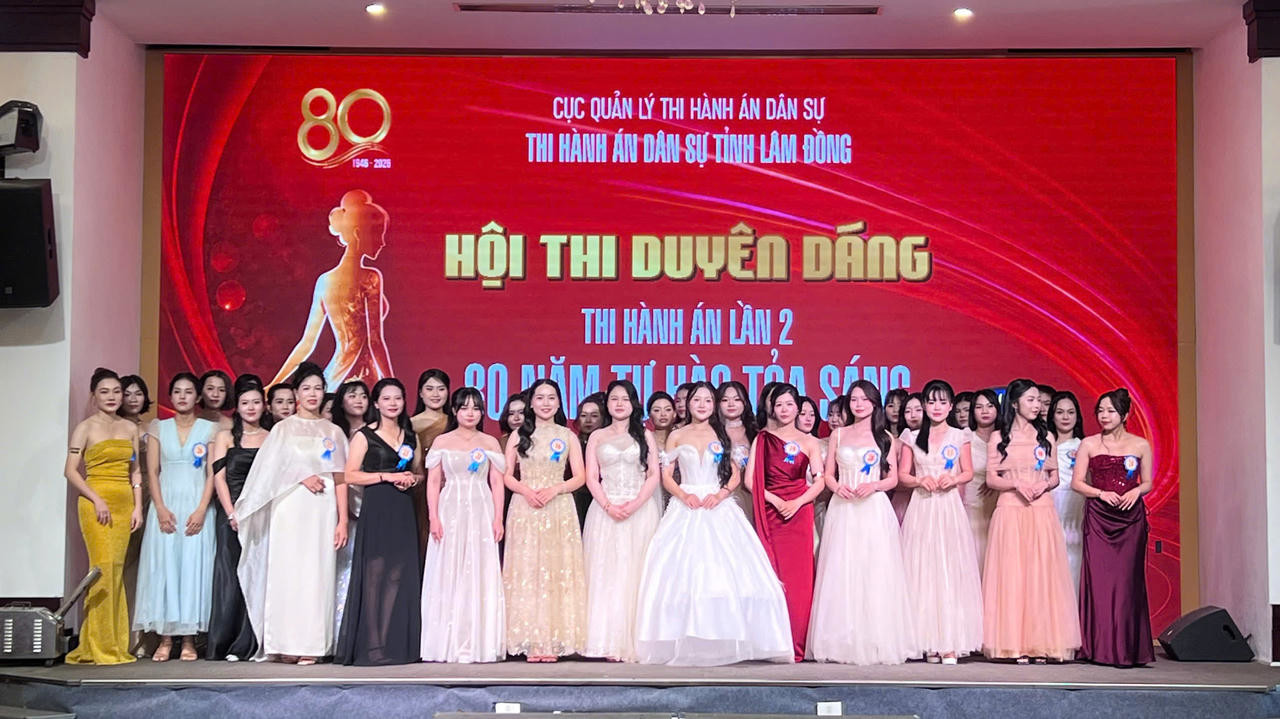Hội thi nhằm tôn vinh vẻ đẹp nữ cán bộ ngành THADS Lâm Đồng.
