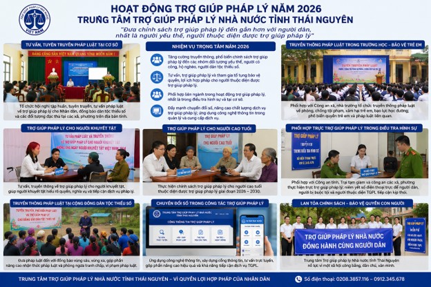 Trợ giúp pháp lý năm 2026: Đưa chính sách nhân văn đến gần hơn với người dân