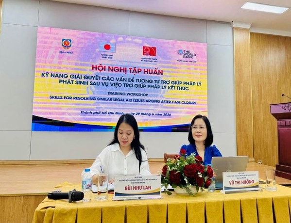 Ảnh đại diện Hội nghị tập huấn kỹ năng giải quyết các vấn đề tương tự trợ giúp pháp lý phát sinh sau vụ việc trợ giúp pháp lý kết thúc