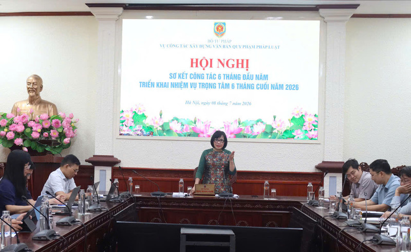 Tập trung tham mưu hoàn thiện thể chế, nâng cao chất lượng công tác xây dựng pháp luật