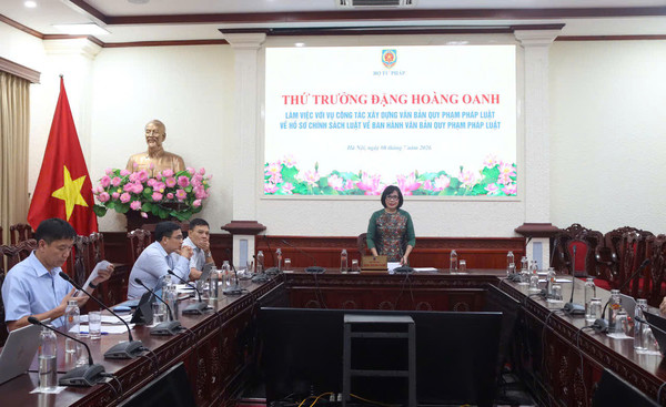 Ảnh đại diện Hoàn thiện hồ sơ dự án Luật về văn bản quy phạm pháp luật đúng tiến độ, bảo đảm chất lượng