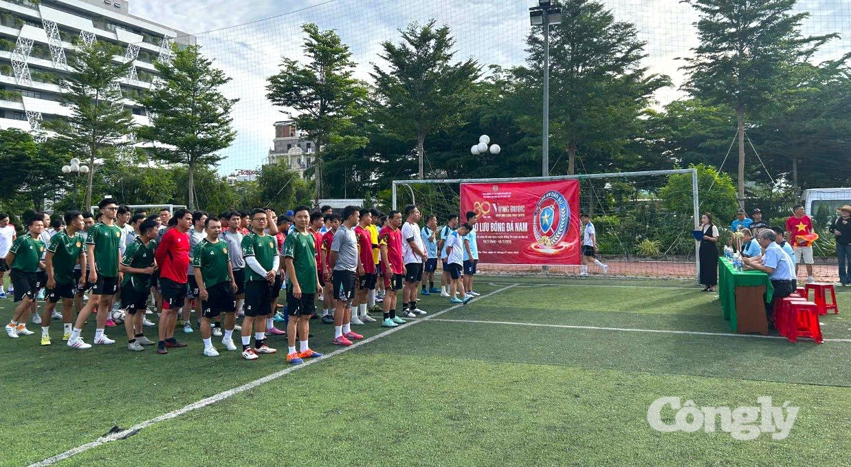 Ảnh đại diện Sôi nổi giải giao lưu bóng đá chào mừng 80 năm Ngày truyền thống ngành THADS