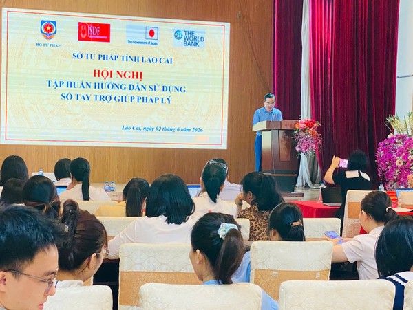 Ảnh đại diện Lào Cai: Tập huấn sử dụng Sổ tay Trợ giúp pháp lý