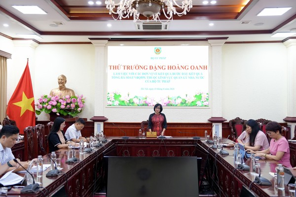 Ảnh đại diện Kết quả tổng rà soát bước đầu tại Bộ Tư pháp