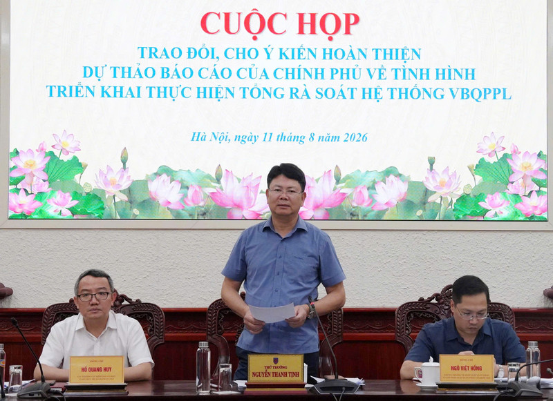 Ảnh đại diện rà soát, đề xuất phương án xử lý đối với các vbqppl ở trung ương và địa phương