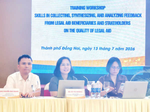 Ảnh đại diện Tăng cường kỹ năng phân tích, tổng hợp, lấy ý kiến của người được trợ giúp pháp lý và các đối tượng có liên quan về chất lượng, hiệu quả dịch vụ trợ giúp pháp lý
