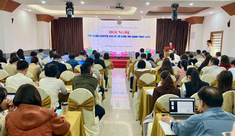 Hội nghị tập huấn chuyên sâu về tổ chức thi hành pháp luật
