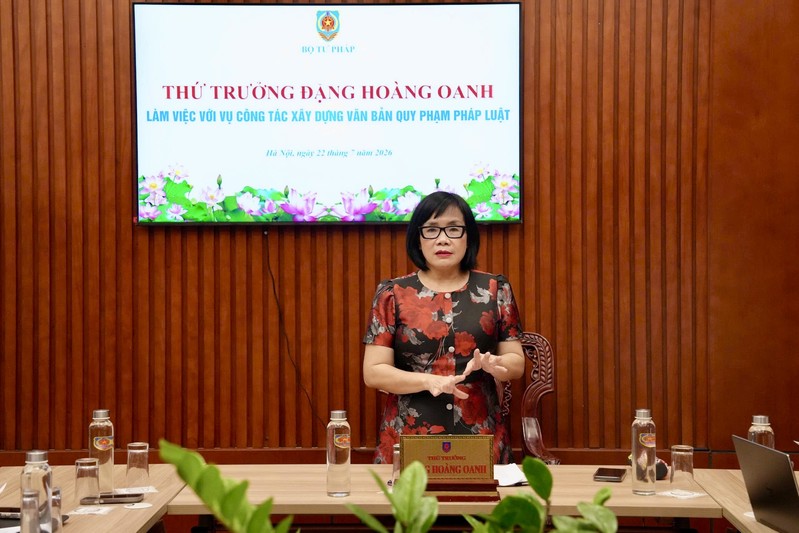 Hoàn thiện báo cáo tổng rà soát hệ thống văn bản quy phạm pháp luật của một số cơ quan Trung ương bảo đảm chất lượng, thống nhất
