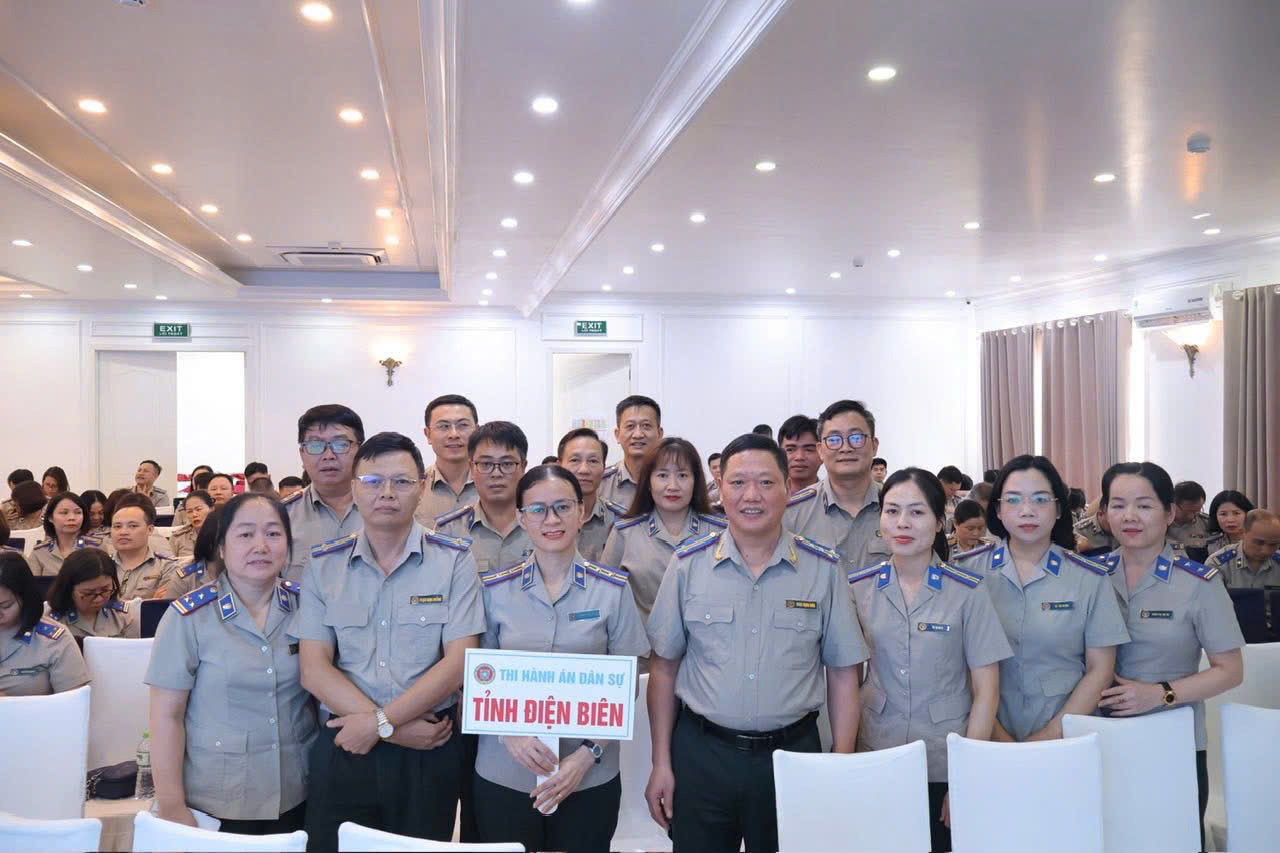 Ảnh đại diện Thi hành án dân sự tỉnh Điện Biên tham gia tập huấn Luật Thi hành án dân sự, Nghị định, Thông tư hướng dẫn thi hành và chuyển đổi số, ứng dụng công nghệ thông tin