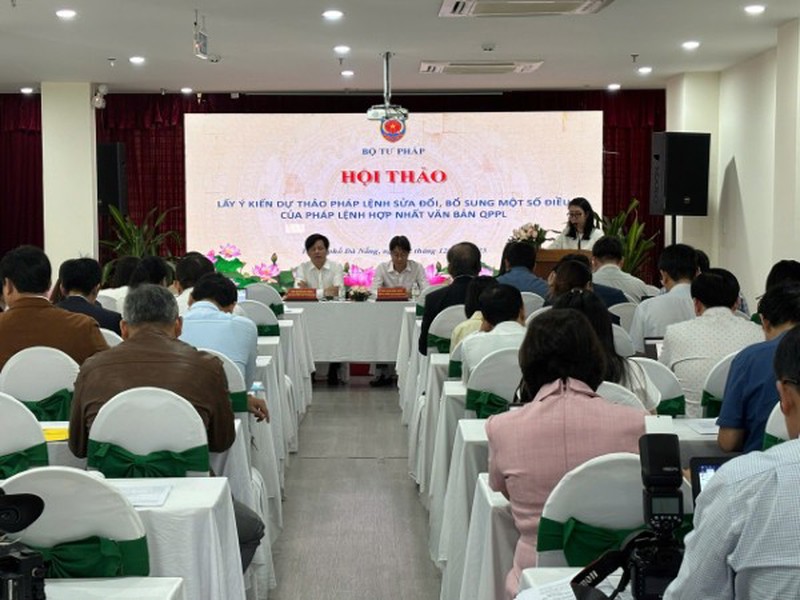 Lấy ý kiến dự thảo Pháp lệnh sửa đổi, bổ sung một số điều của Pháp lệnh hợp nhất văn bản QPPL