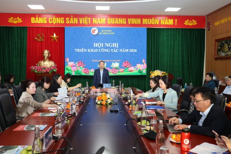 Học viện Tư pháp: Tập trung nguồn lực, xây dựng nền tảng vững chắc để tiến tới thành công